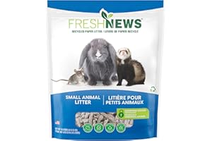 Fresh News Paper Small Animal Litter, 10,000cc Gray 1 Count (Pack of 1)