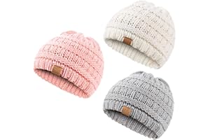 REDESS Baby Kids Winter Warm Hats, Infant Toddler Children Beanie Knit Cap Girls Boys