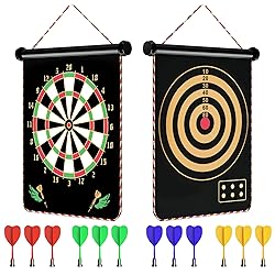 Magnetic Dart Board Games for Kids with 12 Darts