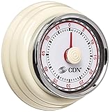 CDN Compact 60 Min Mechanical Timer-White, White