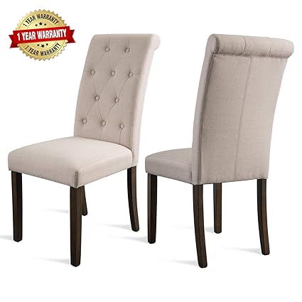 Merax Dining Chairs Dining Room Chairs Parsons Chair Kitchen Chairs Set Of 2 For Home Kitchen Living Room