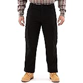 Smith's Workwear Mens Print Fleece Lined Cargo Canvas Pant