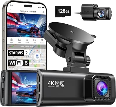 REDTIGER F7NP 4K dash cam front and rear — best value dash cam