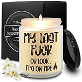 AharHora Funny Gift Candle for Her Humorous Unique Sarcastic Gifts for Best Friend Bestie Women Men Him BFF Coworker Birthday Friendship Female Joke