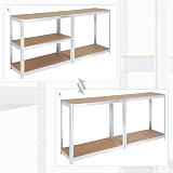 SONGMICS 5 Tier Heavy Duty Shelving Unit 875kg Garage Basement Storage Silver view 6