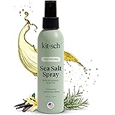 Kitsch Sea Salt Spray for Men and Women | Hair Spray with Rosemary, Biotin, Magnesium – Hair Texturizer for Natural Curls and Beach Waves | Ideal Gifts for Women, 177 mL
