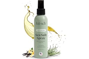 Kitsch Sea Salt Spray for Men and Women | Hair Spray with Rosemary, Biotin, Magnesium – Hair Texturizer for Natural Curls and Beach Waves | Ideal Gifts for Women, 177 mL