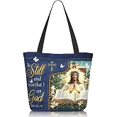 Yrivto Bible Tote Bags For Women Christian Gifts For Women Church Bags Christian Tote Bag Faith Gifts For Mother'S Day