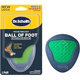 Dr. Scholl's Ball of Foot Pads, Metatarsal Foot Pads for Women and Men | One size fits all shoe insoles for women and men, metatarsal pads used as shoe inserts for pain