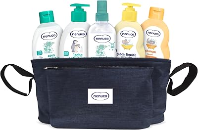 Canastilla Regalo Bebé Recién Nacido con 2 Colonias, Jabón de Baño, Leche Hidratante, Champú y Cesta