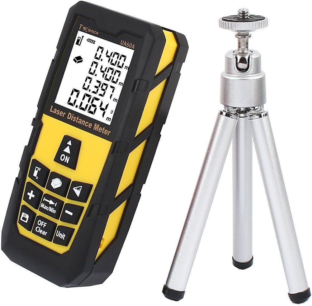 DMiotech® Laser Distance Measure 196ft 60m Mini Handheld Digital Laser