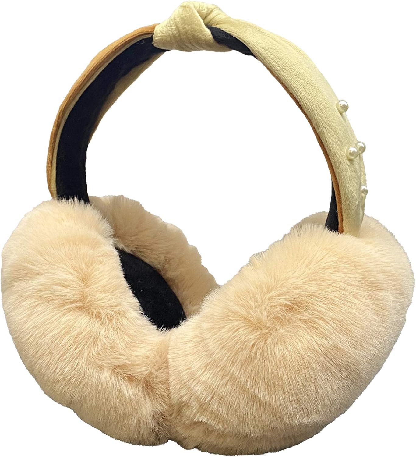 Soft Ear Muffs for Women Winter Outdoor Ear Warmers Faux Fleece Fur