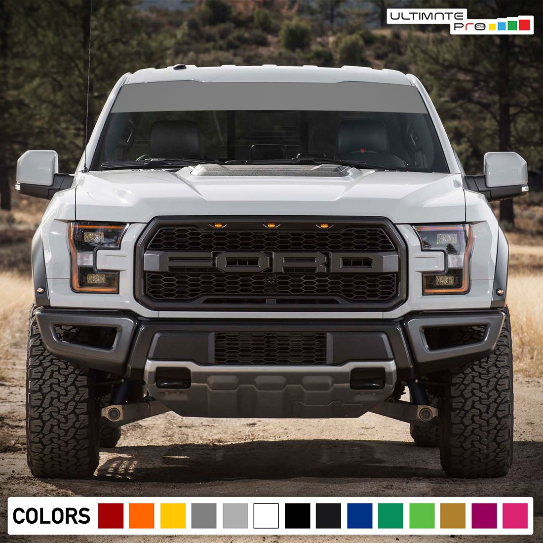 Ford Windshield Banner Vinyl Mustang Raptor St Car Truck Decals