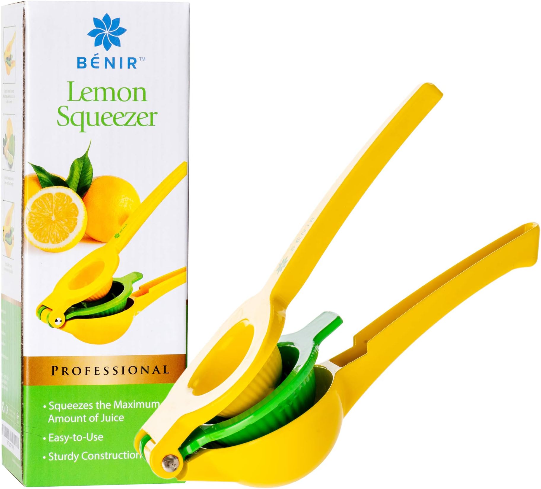 LAST DROP Professional Lime Juicer & Lemon Squeezer – – Easily Capture Every Last Drop of Juice & Block Out Seeds with Manual Handheld Citrus Press – Premium Dishwasher Safe Metal