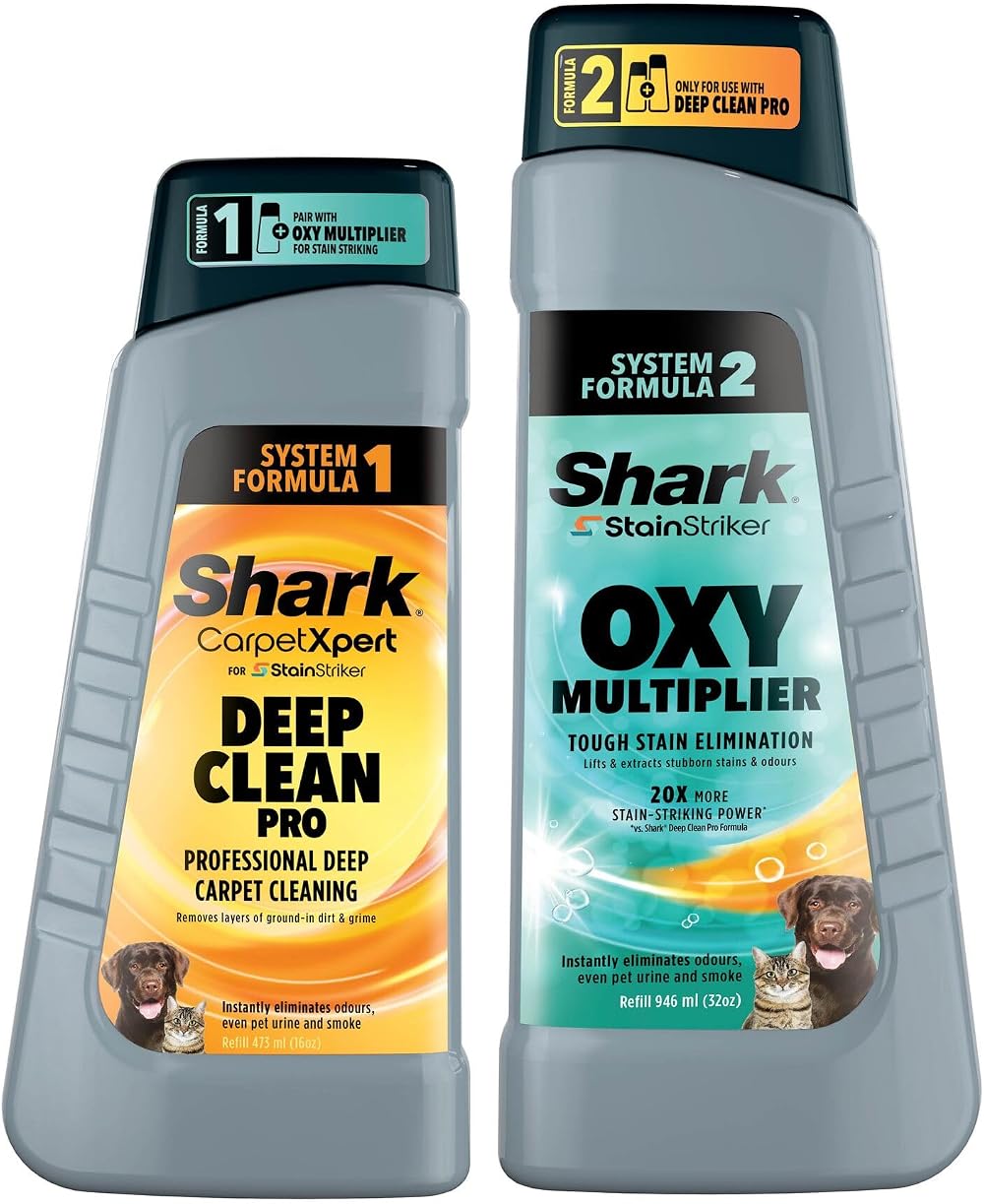 Shark StainStriker Cleaning Solution Bundle 946ml + 473ml Refill