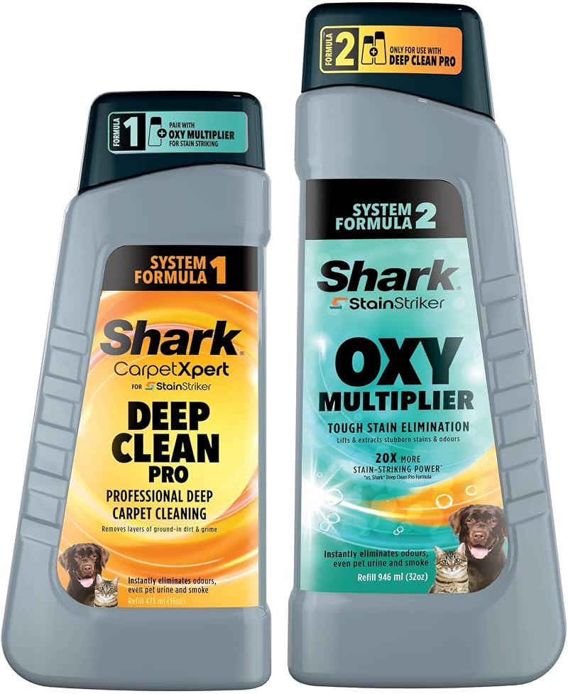 Shark StainStriker Cleaning Solution Bundle 946ml + 473ml Refill