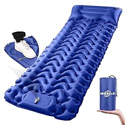 MOXILS Sleeping Pad, Ultralight Inflatable Sleeping