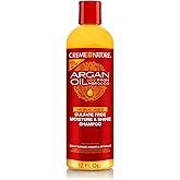 Creme of Nature Argan Oil Sulfate-Free Moisture Shampoo, 12 fl oz | Moisturizing shampoo that gently cleanses and hydrates dry, textured hair without stripping moisture. Made with argan oil.