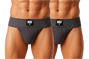 KNK Regent Men’s Cotton Gym Supporter Jockstrap | 100% Cotton | 3” Waistband | Back Covered