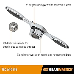 GEARWRENCH 77 Piece SAE/Metric Ratcheting Tap and