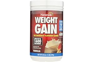 NATURADE Sugar Free Weight Gain Powder, 20.3 OZ