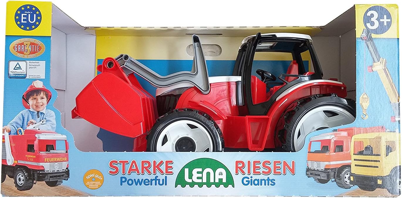 Lena Starke Riesen Powerful Giants Red Tractor, Made In Germany,