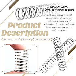 Wokape 100Pcs Compression Springs Assortment Kit, 5