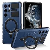 DUEDUE for Samsung Galaxy S22 Ultra Case Magnetic
