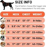 Belababy Soft No Pull Dog Harness XS Orange Adjustable Service Vest Reflective view 2