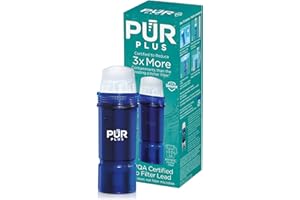 PUR Plus Lead Reducing Water Pitcher and Dispenser Replacement Filter, 1-Pack, NSF & WQA Certified – Compatible with All PUR Pitchers and Dispensers, Blue, PPF951K1
