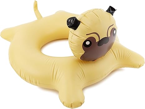 pug inflatable pool