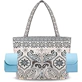 Yoga Mat Bag Yoga Bags and Carriers Fits All Your Stuff Yoga Tote Bag with Zipper Pocket Yoga Mat Carrier Pilates Bag Take in Out Mat Easily