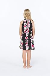 Matching Hawaiian Luau Mother Daughter Halter Dress