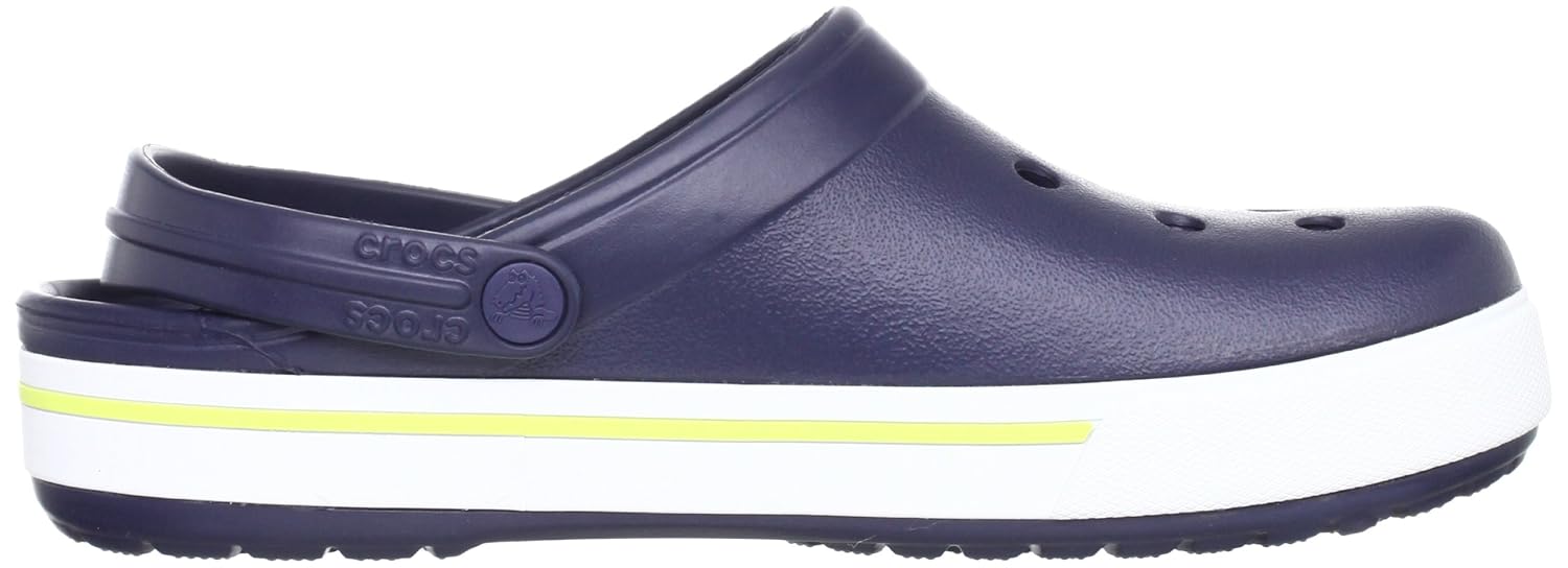 crocs unisex crocband ii.5 khaki and espresso rubber clogs and mules