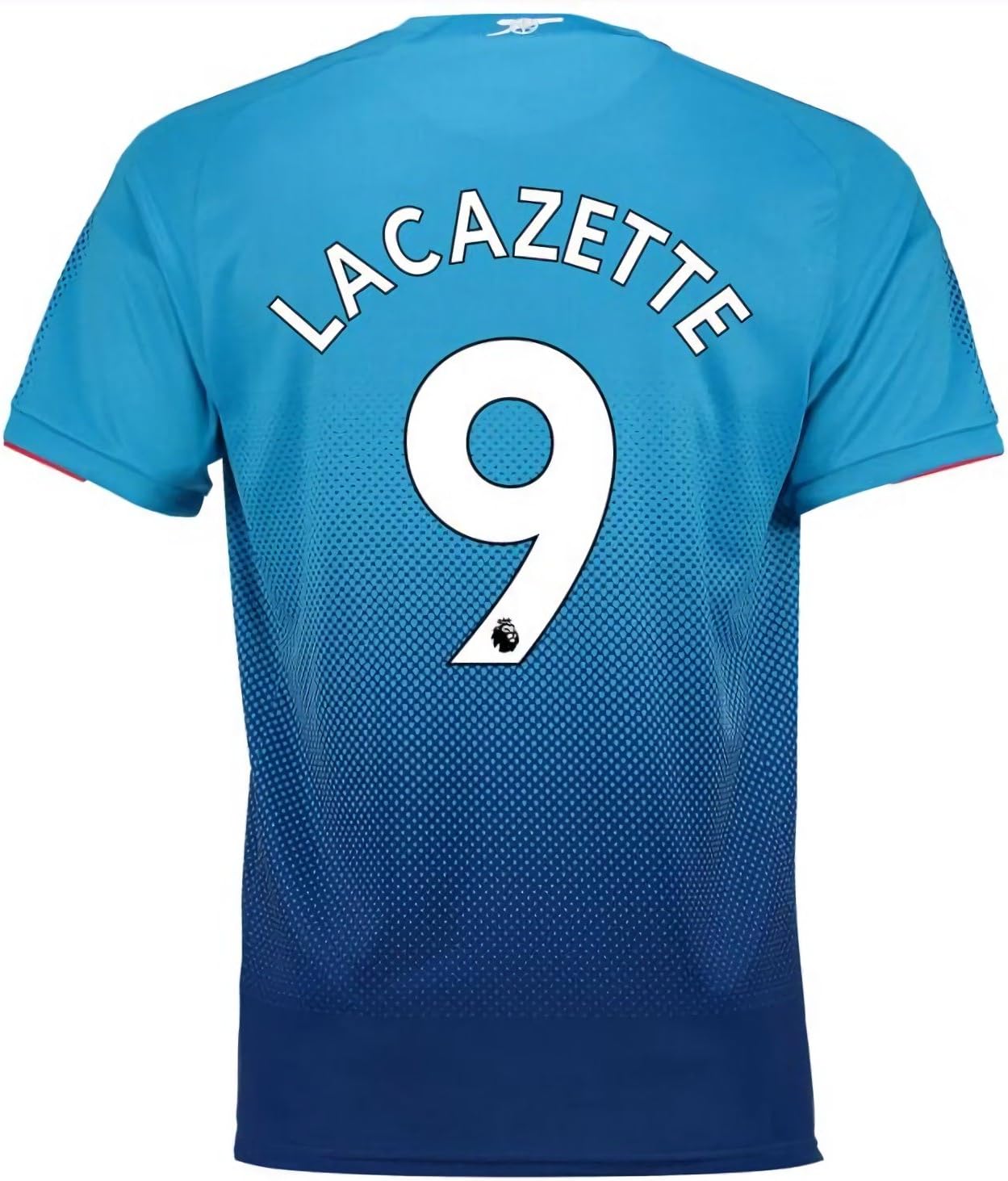 LACAZETTE 9 Arsenal 17-18 Away Soccer Men's Jersey Color Blue Size L