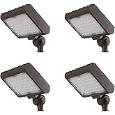 Feit Electric Outdoor LED 30W Flood Lights, Dusk to Dawn, 3500 Lumens, 120-277 AC, UL Listed, Adjustable Knuckle Flood Light,
