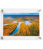 CY Craft 11x14 Clear Acrylic Floating Picture Frame - Frameless Display For Certificates & Photos - View #2