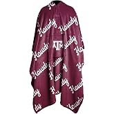 Logo Brands NCAA Wearable Throw Blanket &ndash; Oversized Plush Fleece Wrap with Front Pocket |Cozy Game Day &amp; Stadium Cover-Up