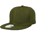 Classic Snapback Hat Cap Hip Hop Style Flat Bill Blank Solid Color Adjustable Size