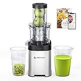 AMZCHEF Cold Press Juicer, Juicer Machines