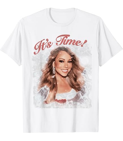 Amazon.com: Mariah Carey Official Christmas It's Time 2025 T-Shirt