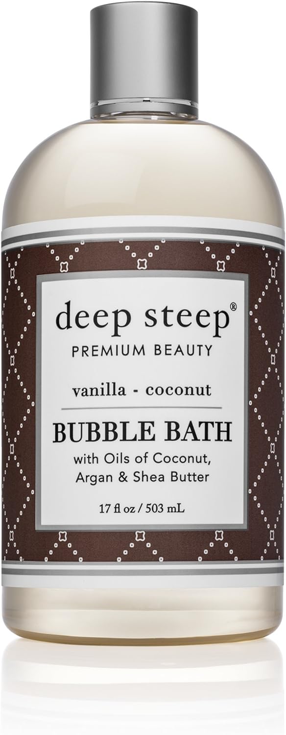 Deep Steep Bubble Bath, Vanilla Coconut, 17 Ounce: Health & Personal Care