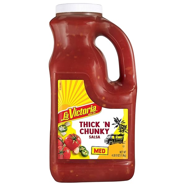 LA VICTORIA THICK ‘N CHUNKY SALSA MEDIUM, 67 OUNCE
