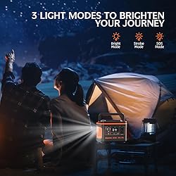 Giomre Portable Power Station, 297Wh Backup Lithium