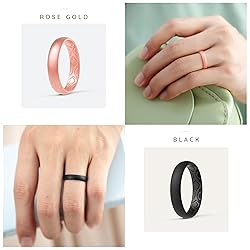 ThunderFit Women Breathable Silicone Promise Rings