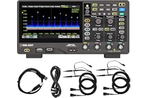 SIGLENT Digital Oscilloscope SDS804X HD 70MHz Frequency Band + 12 bit Vertical Resolution + Maximum 2 GSa/s Sample Rate + 4 A