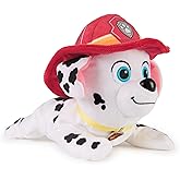 GUND PAW Patrol Marshall Plush, Bean Bag Kids Toys, Lounging Marshall Plush Toy, Weighted Stuffed Animal, Sensory Toy for Age
