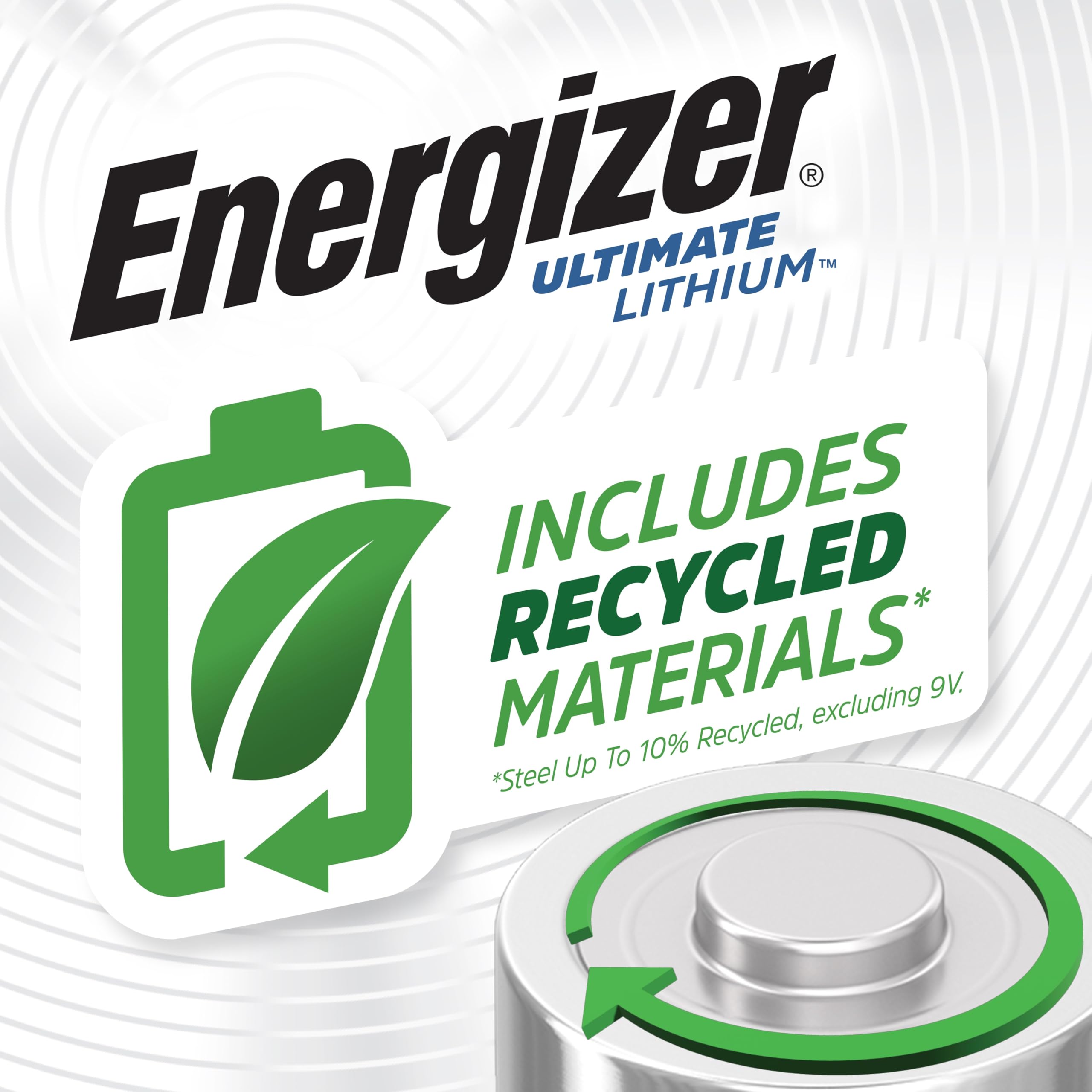 Energizer Ultimate Lithium AA Batteries (4 Pack), 1.5V Lithium Double A Batteries