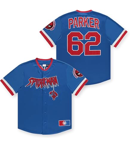 Marvel Men's Spiderman Classic The Baseball Spider Short Sleeve