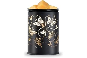 mocosa Metal Wax Melt Warmer, Wax Melter Scented Candle Wax Burner, Wax Warmer for Scented Wax for Home Office Décor and Gifts for Holiday…